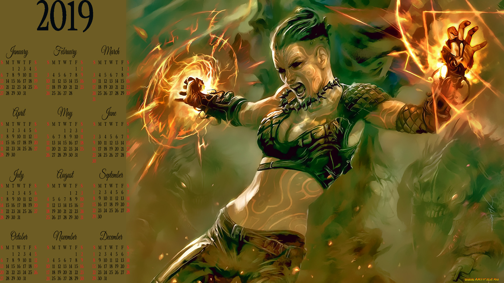 , , , 2019, , , calendar